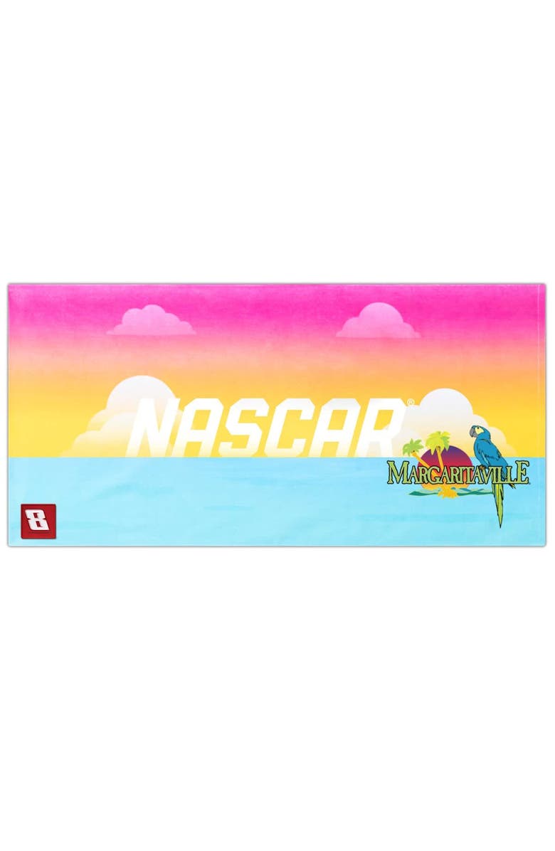 Margaritaville Kyle Busch 30'' x 60'' Beach Towel, Main, color, Light Blue