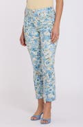 NYDJ Sheri Floral Ankle Slim Jeans