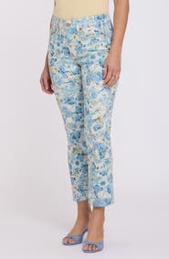 NYDJ Sheri Floral Ankle Slim Jeans