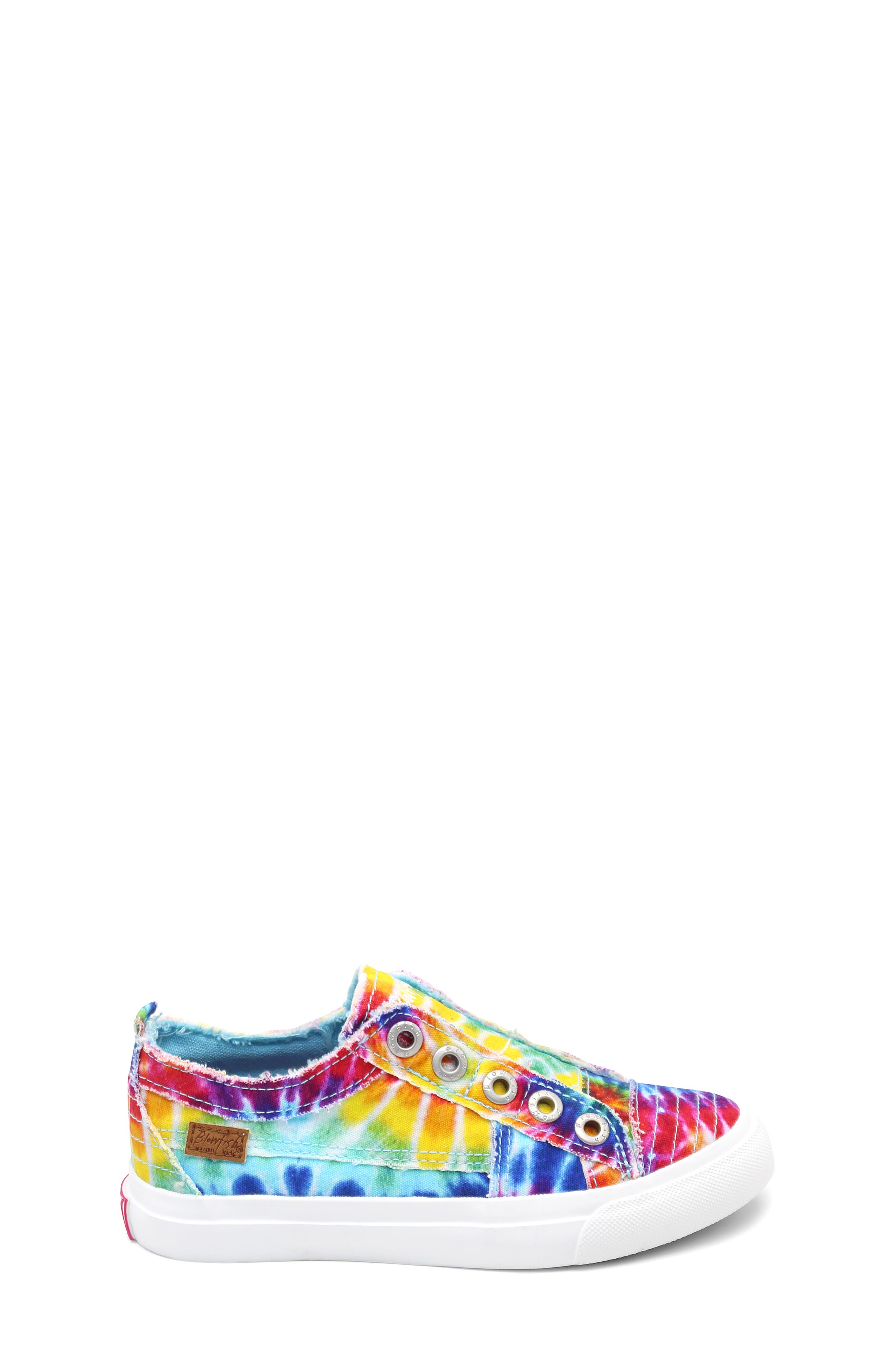 Kids' Play-K Sneaker, Alternate, color, RAINBOW TIE DYE CANVAS