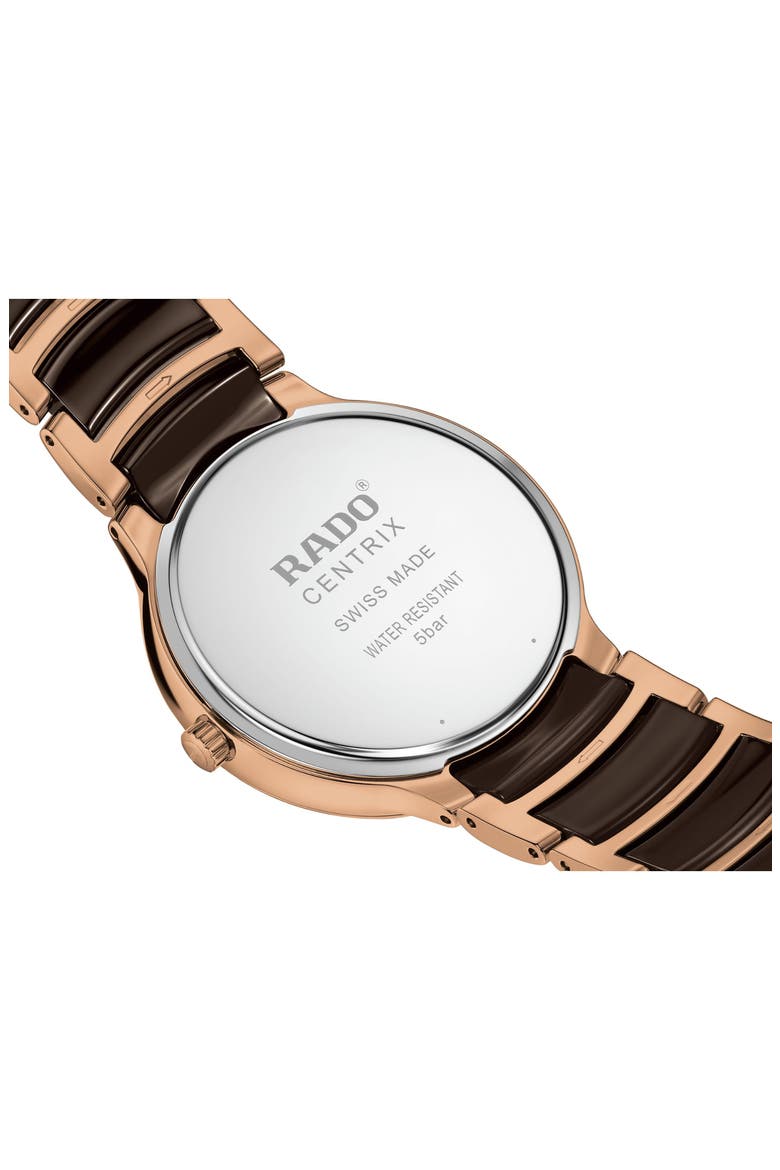 Centrix Bracelet Watch, 39.5mm, Alternate, color, BROWN