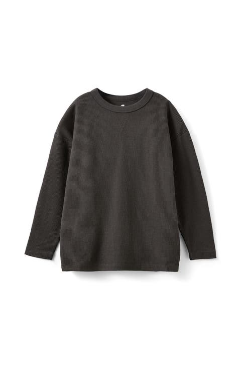 Kid's Waffle Long Sleeve Tee