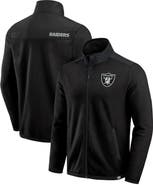 Darius Rucker Collection by Fanatics Men's Darius Rucker Collection by Fanatics Black Las Vegas Raiders Color Block Polar Fleece Full-Zip Jacket