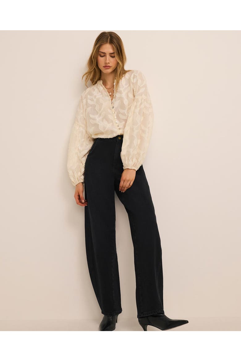 Relaxed Ultimate Barrel Jeans, Alternate, color, Black