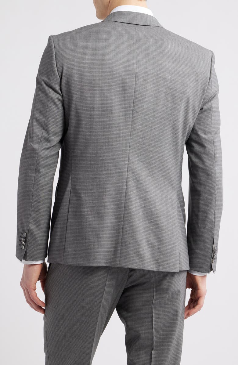 Huge Slim Fit Stretch Virgin Wool 3-Piece Suit