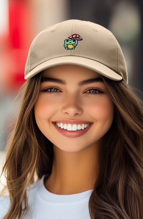 DALIX DALIX MUSHROOM FROG EMBROIDERED HAT 