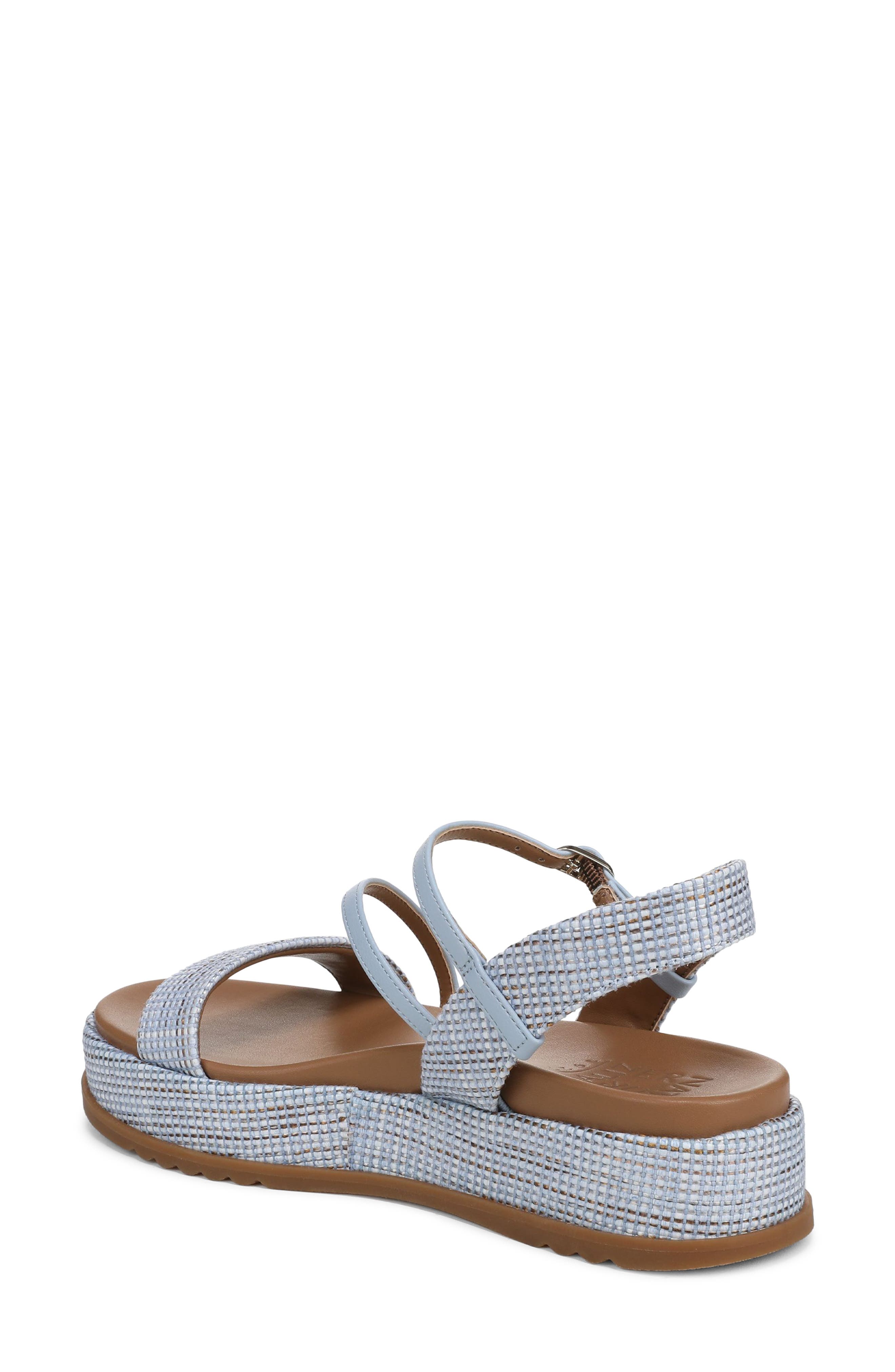 Zayda Platform Sandal, Alternate, color, ICE BLUE