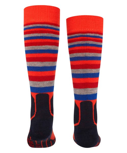 Falke Sk2 Intermediate Stripes Ski Socks In Red