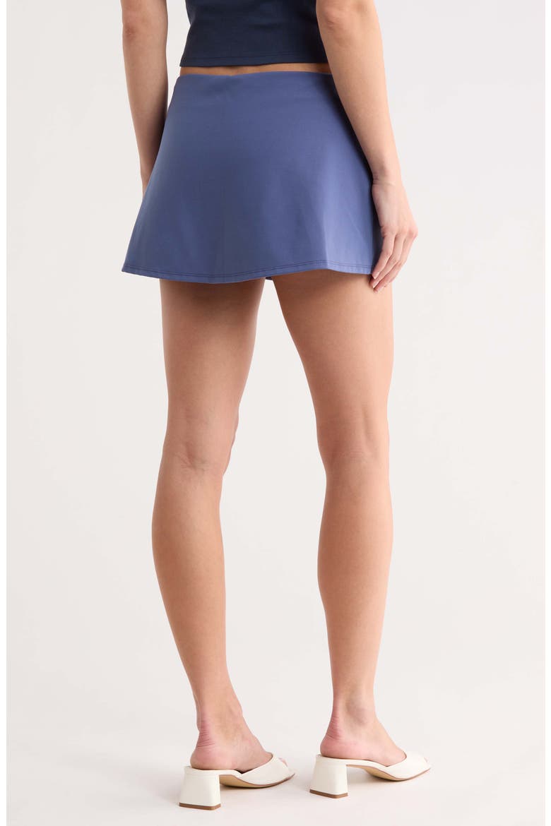 Knit Miniskort, Alternate, color, BLUE INDIGO