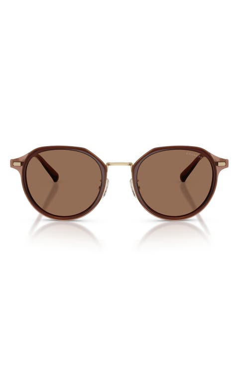 57mm Irregular Round Sunglasses