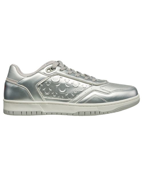 True Religion Jones Court Emboss Sneaker In Silver