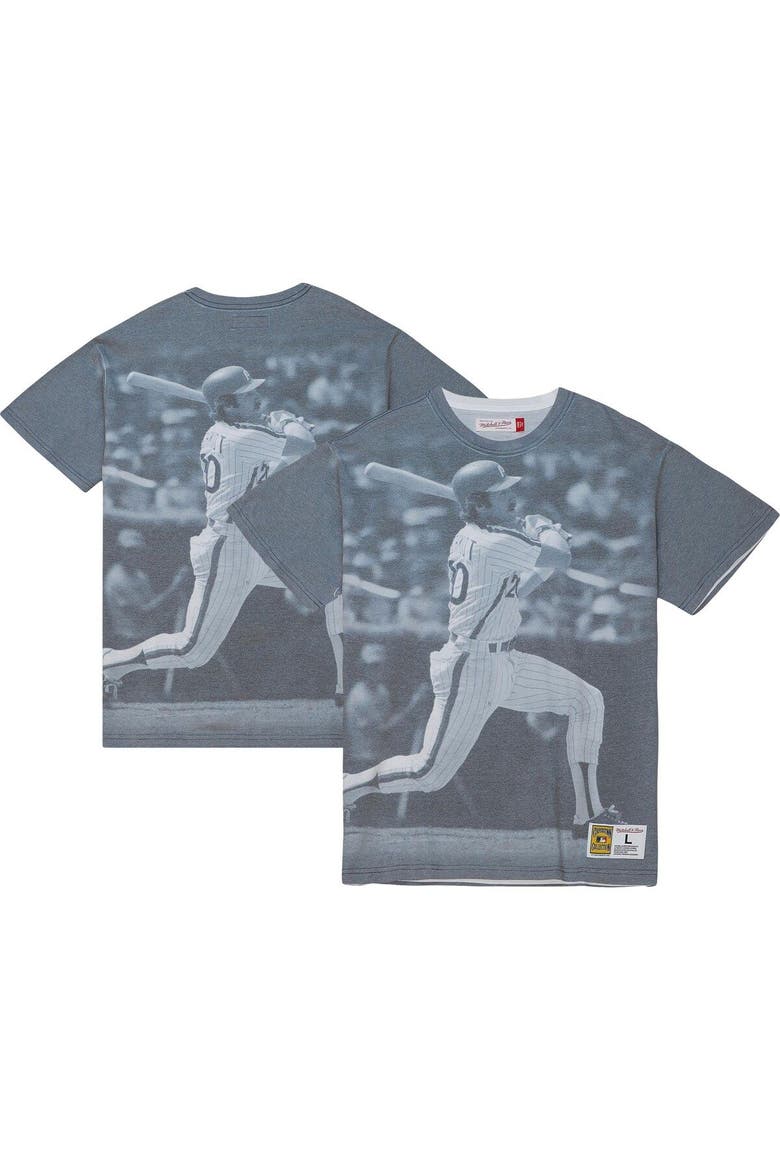 Men's Mitchell & Ness Mike Schmidt Philadelphia Phillies Cooperstown Collection Highlight Sublimated Player Graphic T-Shirt, Main, color, White