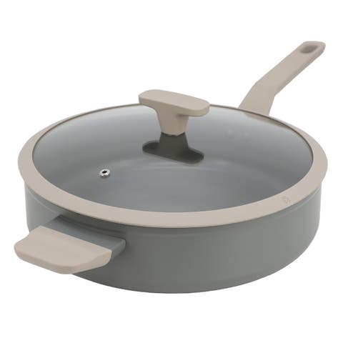 Ambrose 4.5 Quart Nonstick Aluminum Saute Pan with Lid