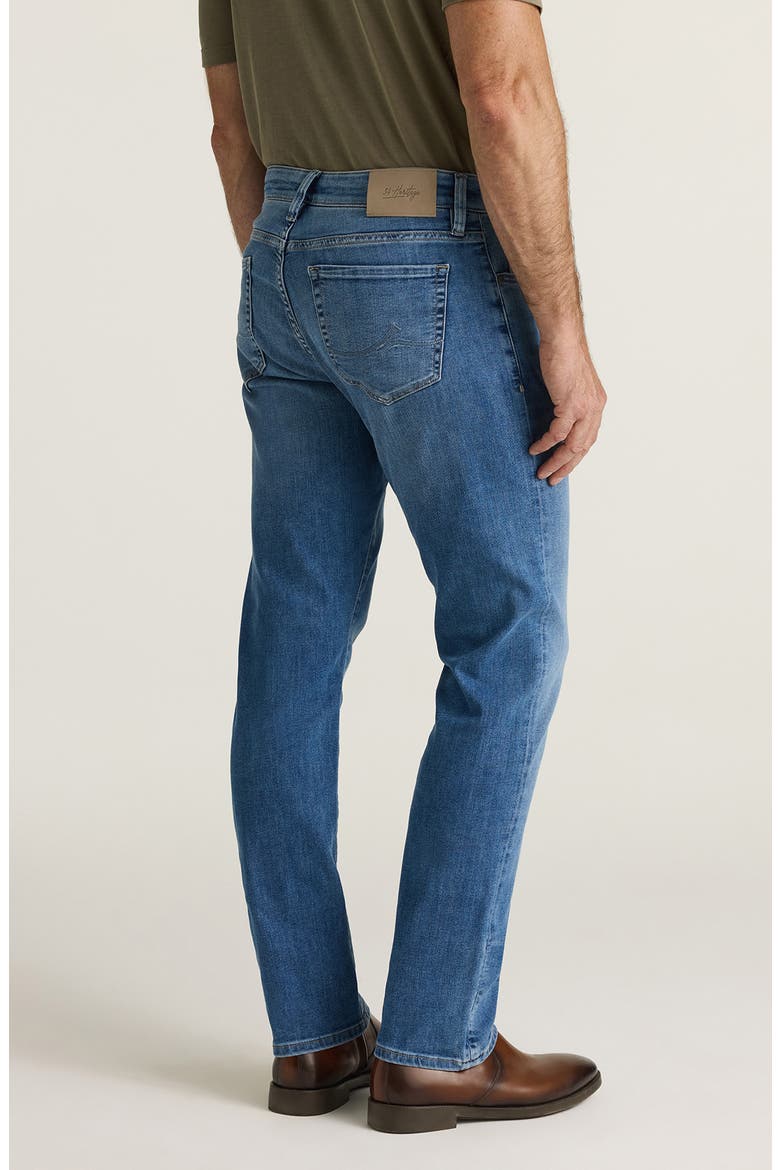 Courage Aqua Aerodenim Straight Leg Jeans, Alternate, color, AQUA AERODENIM