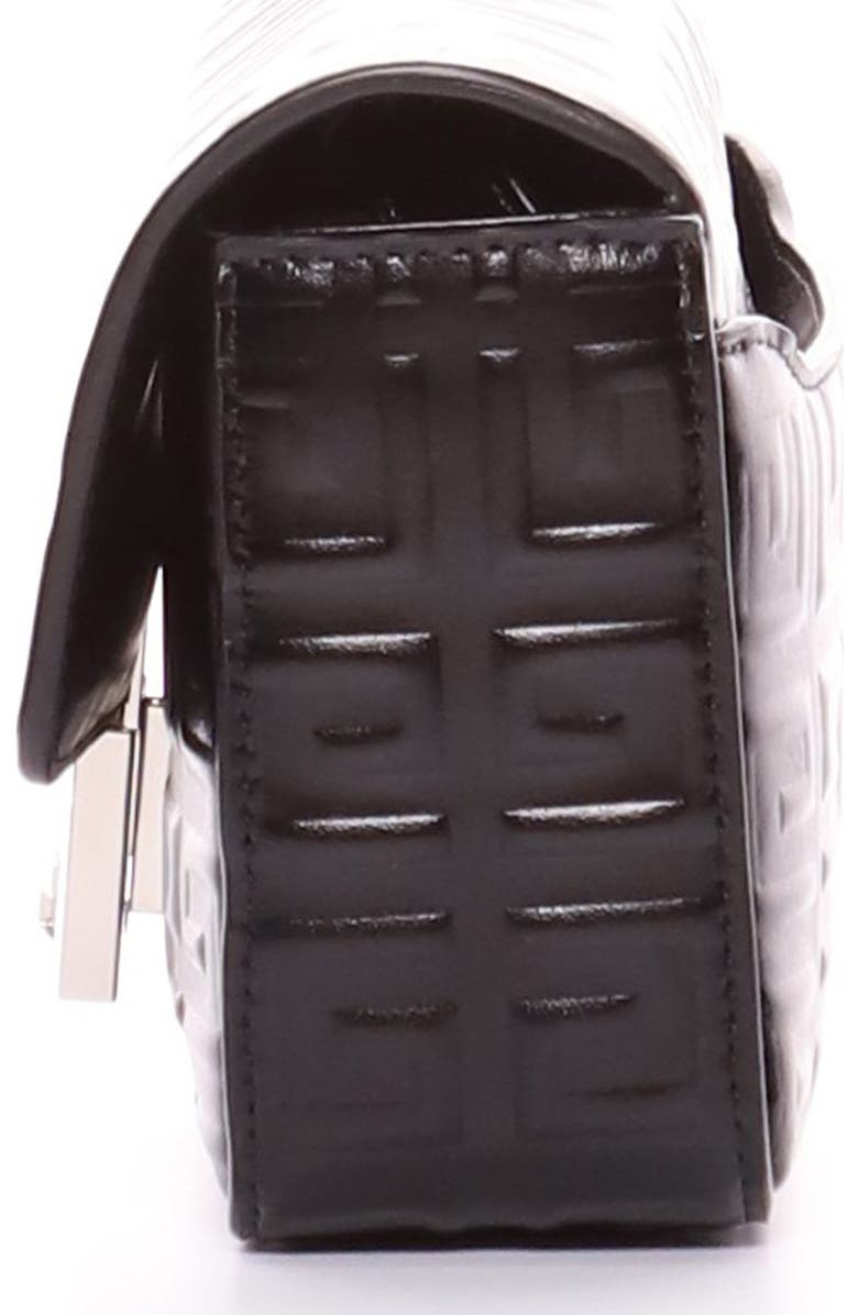 Givenchy Small 4G Embossed Leather Crossbody Bag, Alternate, color,