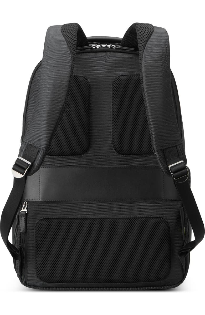 Delsey Paris Wagram Laptop Travel Backpack with 15.6" Laptop Sleeve, Alternate, color, Black