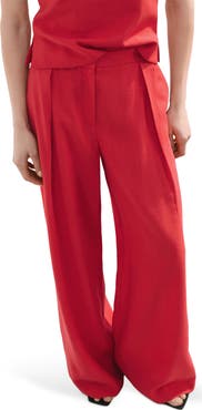 MANGO Straight Leg Pants