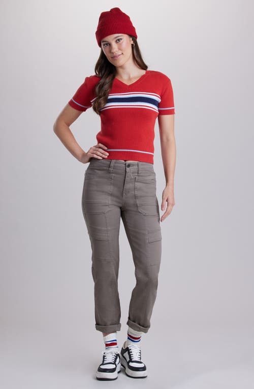 Unionbay Bobby Stretch Cotton Twill Cargo Pants In Gray