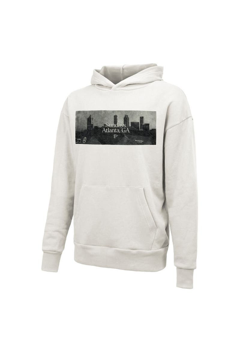 Unisex Majestic Threads  White Atlanta Falcons Sundays Skyline Pullover Hoodie, Alternate, color, White