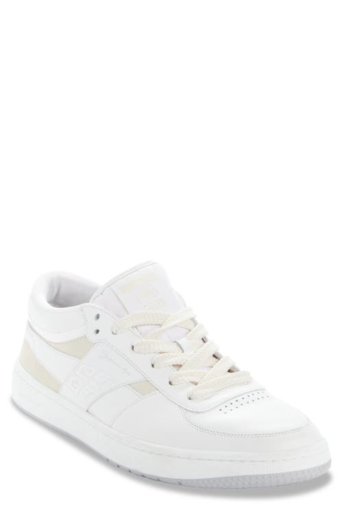Givenchy G Move White Low Top Sneakers With Logo Detail On The Side In Leather Man In White/beige