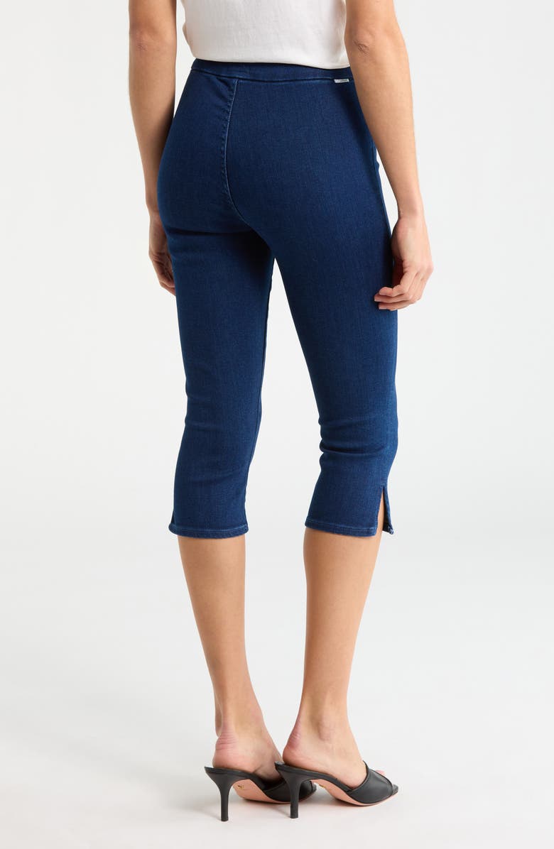 MOTHER The Nothing Bunny Snip Pull-On Mid Rise Capri Jeans, Alternate, color, 