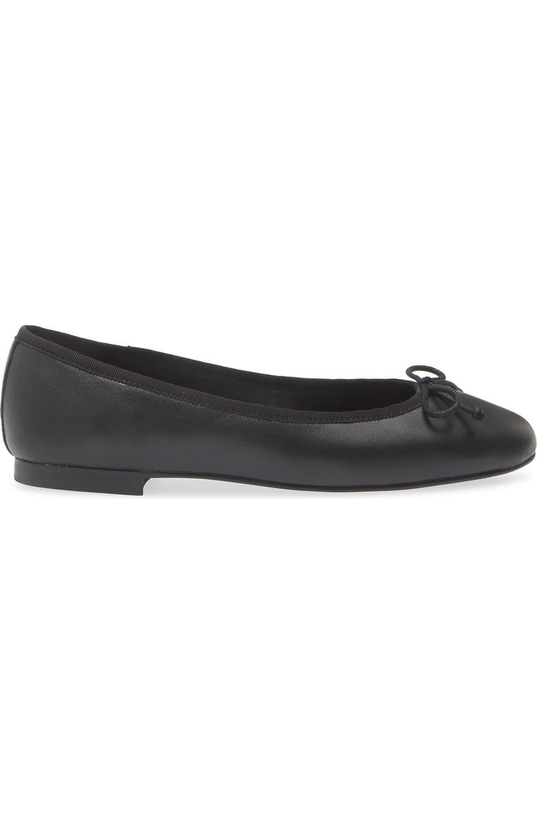 Tony Bianco Comma Ballet Flat, Alternate, color, Black Nappa