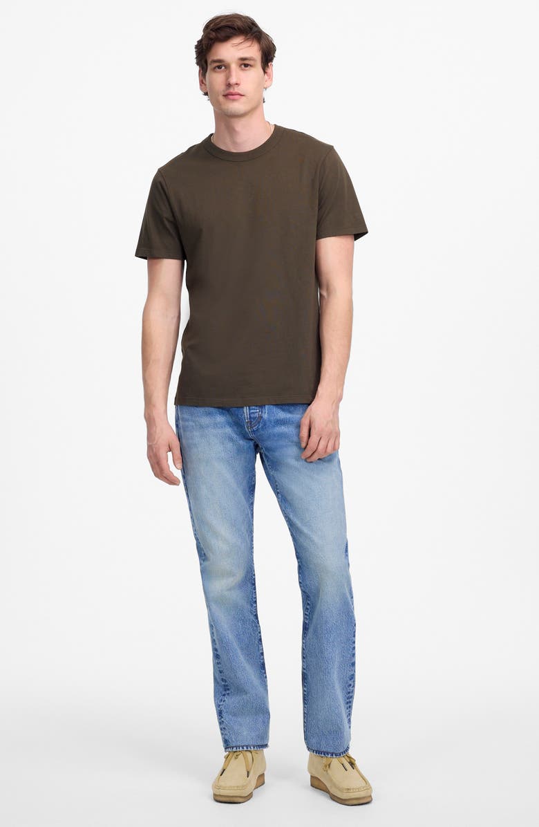 Madewell Allday Garment Dyed Cotton T-Shirt, Alternate, color, Dried Olive
