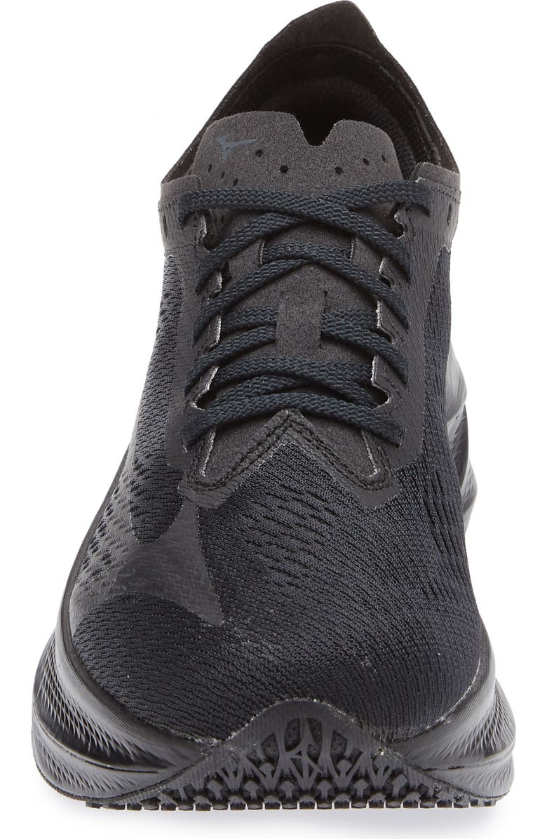 Comme des Garçons x Mizuno Wave Rebellion Pro 3 Sneaker, Alternate, color, Black