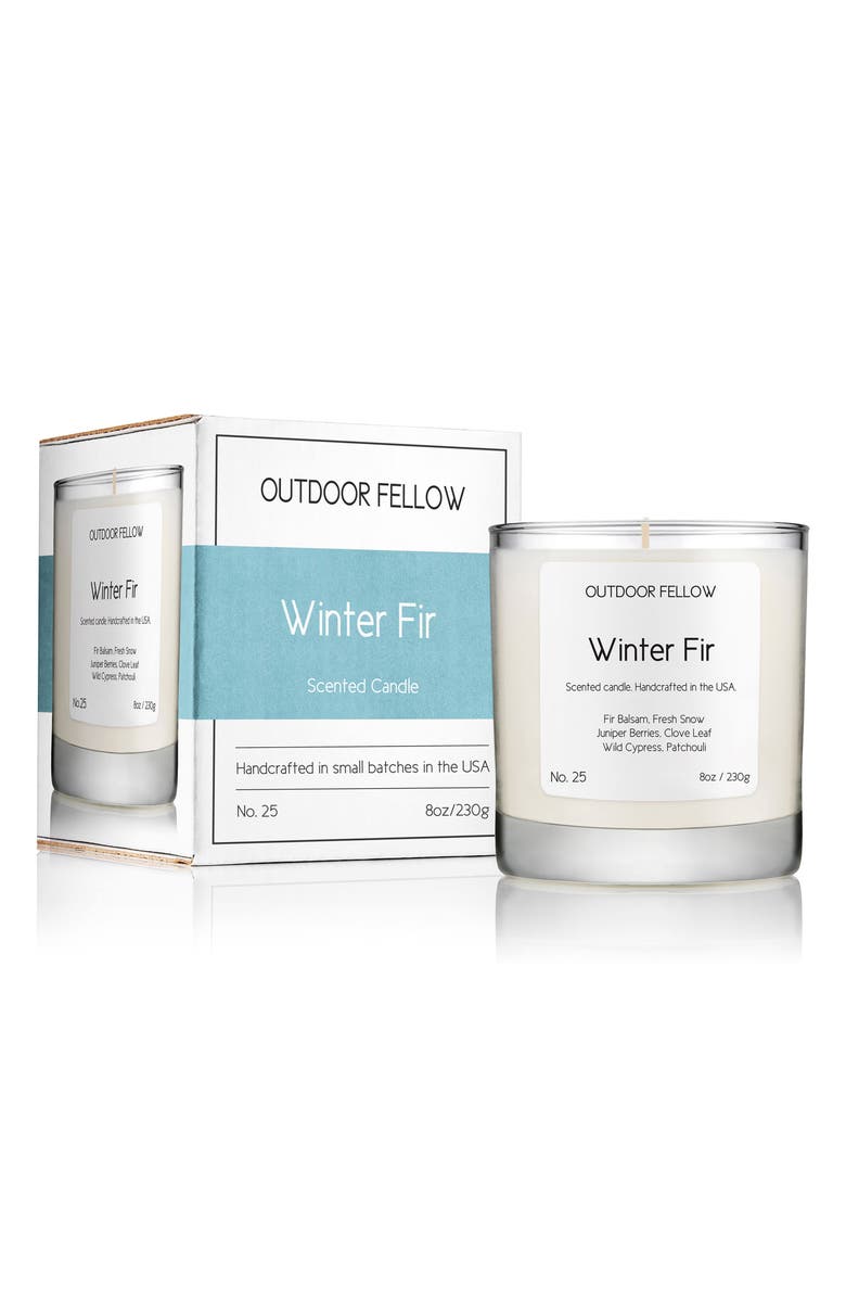Outdoor Fellow No. 25 Winter Fir Scented Candle, Alternate, color, 
