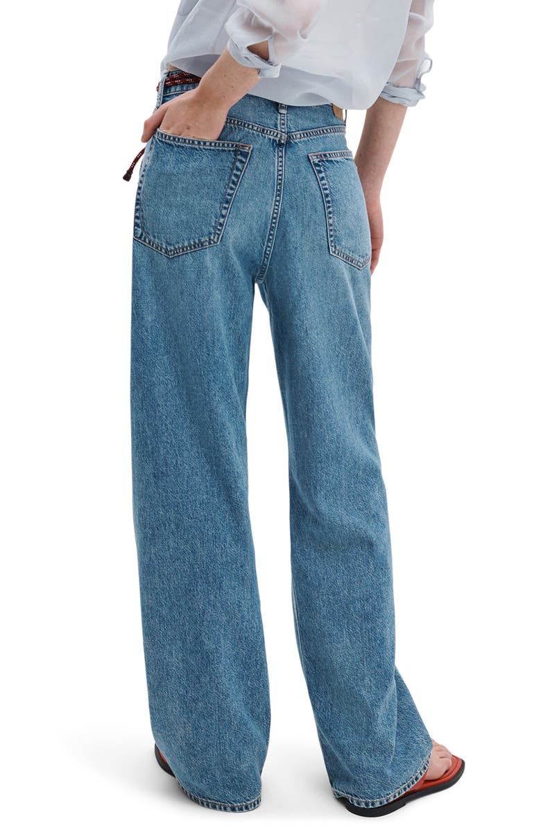 rag & bone Featherweight Logan Wide Leg Jeans, Alternate, color, Lyon