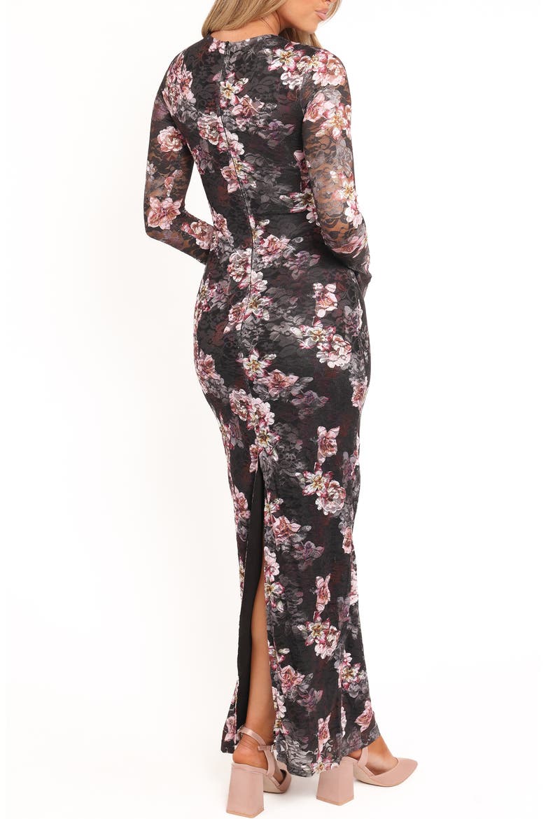 Trilby Floral Lace Long Sleeve Maxi Dress, Alternate, color, FLORAL LACE