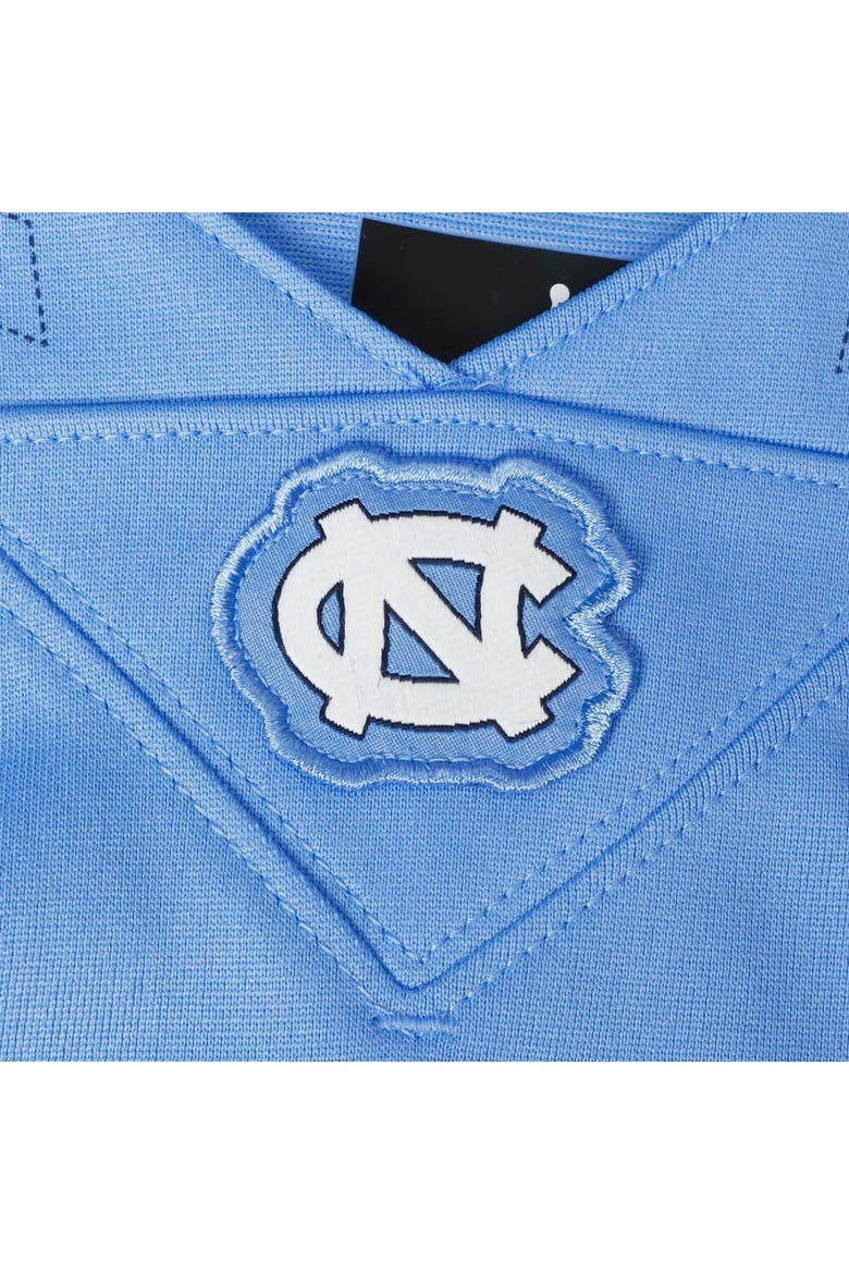 Youth Jordan Brand #1 Carolina Blue North Carolina Tar Heels Team Replica Football Jersey, Alternate, color, Light Blue