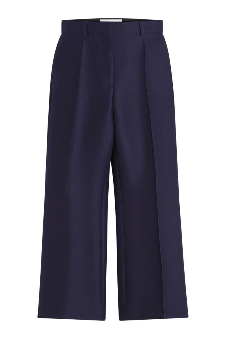 FLARED CROPPED PANTS, Alternate, color, MIDNIGHT BLUE