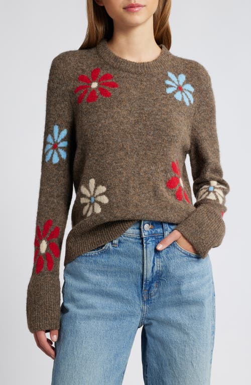 Rails Anise Floral Crewneck Sweater in Winter Floral 