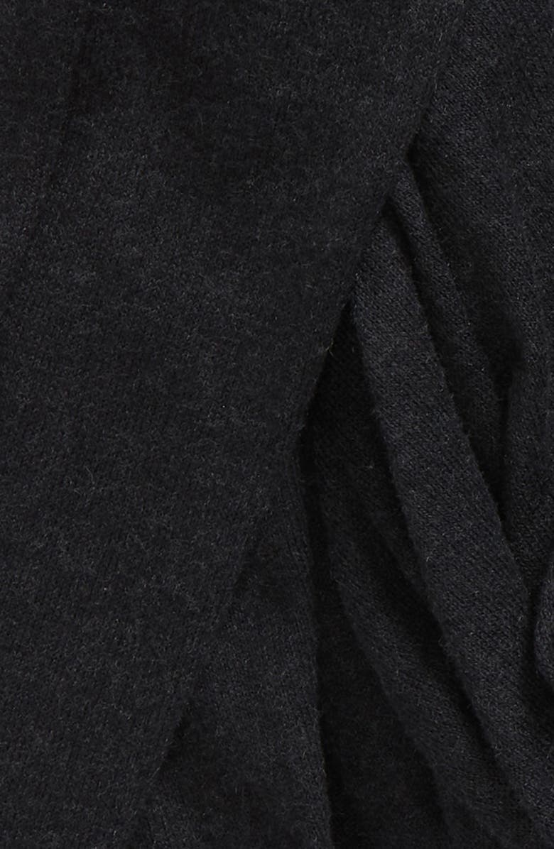 Nordstrom Transitional Knit Travel Wrap, Alternate, color, Black Rock Heather