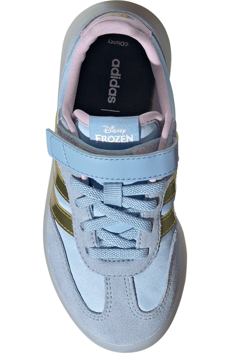 adidas Kids' Barreda Decode Sneaker, Alternate, color, Glow Blue/ Gold Met./ Lavender