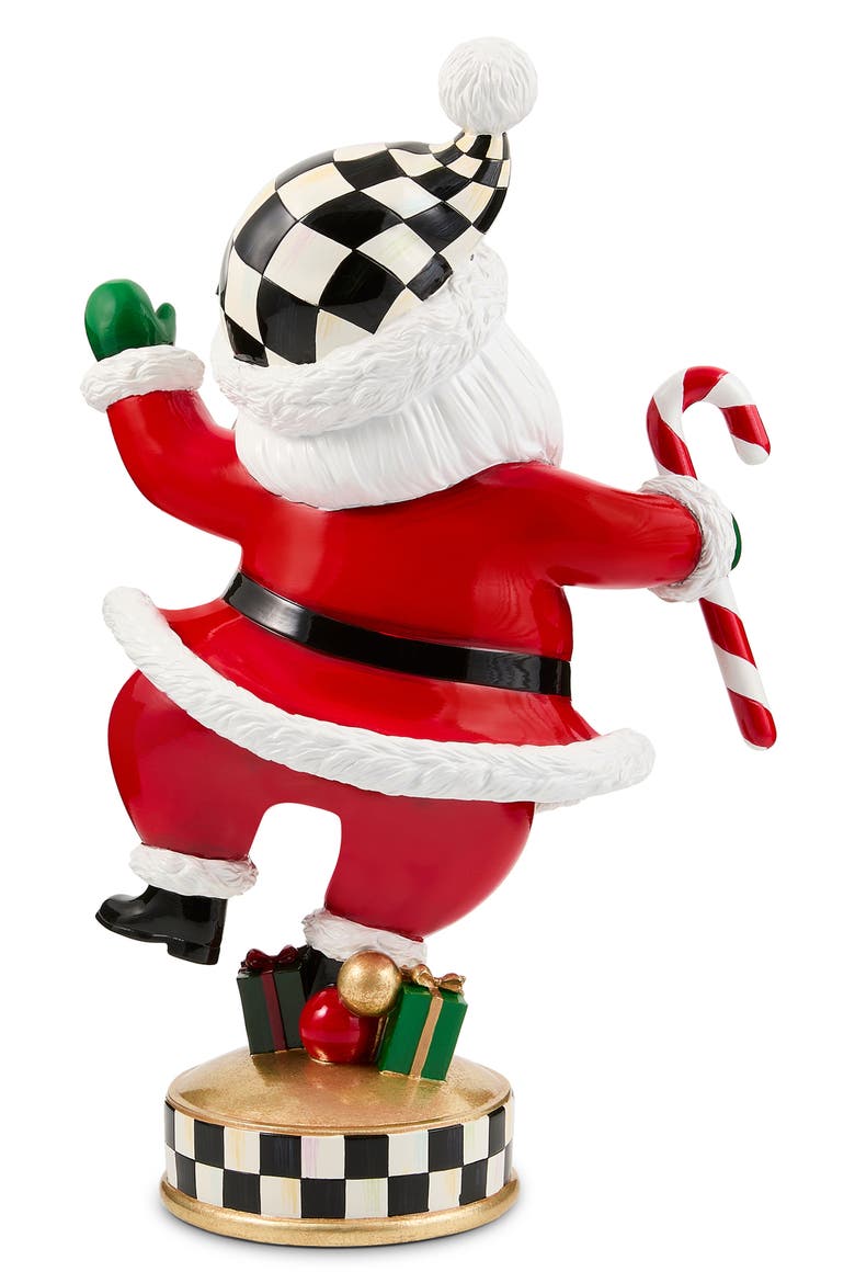 Twinkly Toes Santa Figurine, Alternate, color, MULTI
