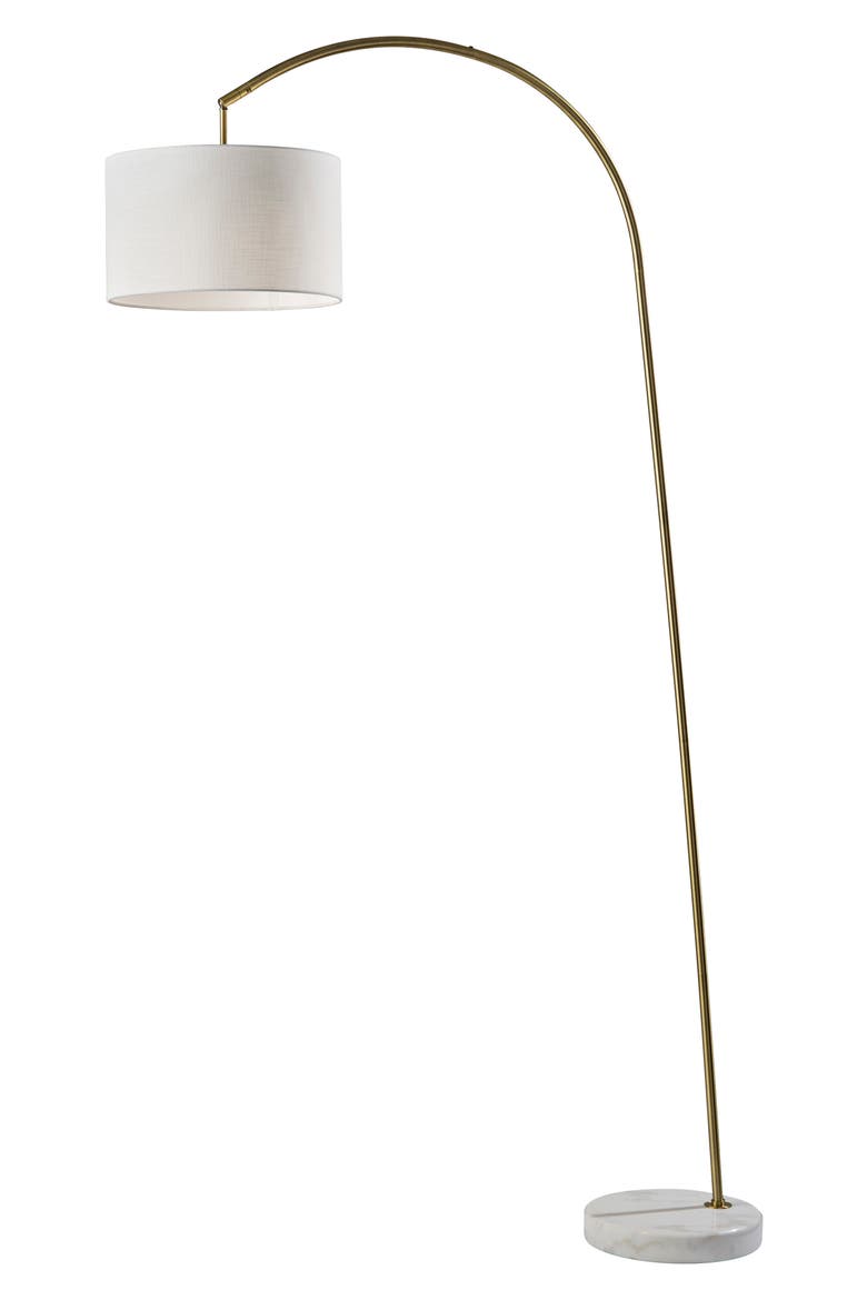 Chrystie Arc Lamp, Main, color, ANTIQUE BRASS