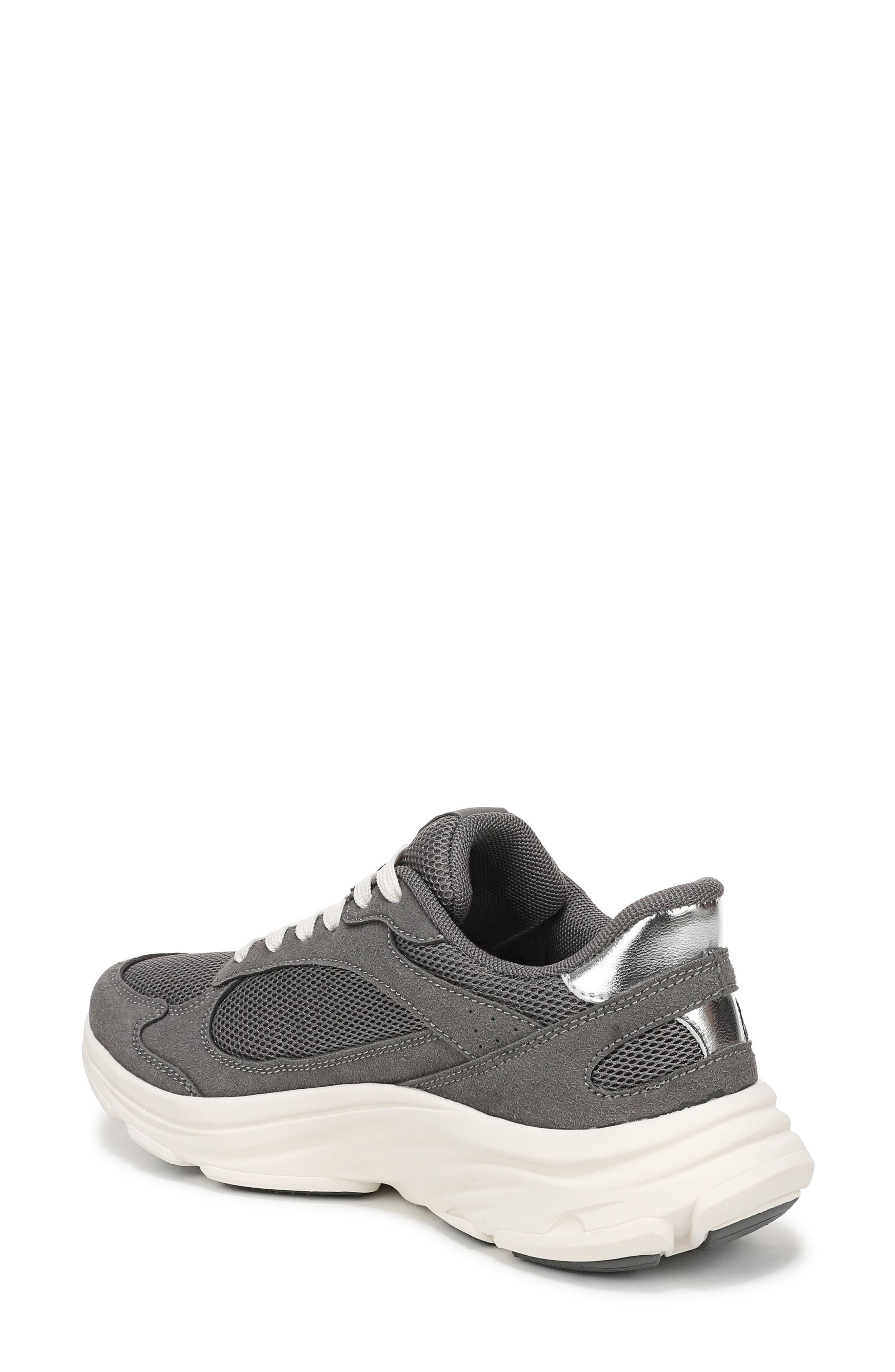 Devine Sneaker, Alternate, color, GRANITE GREY MESH/ FAUX SUEDE
