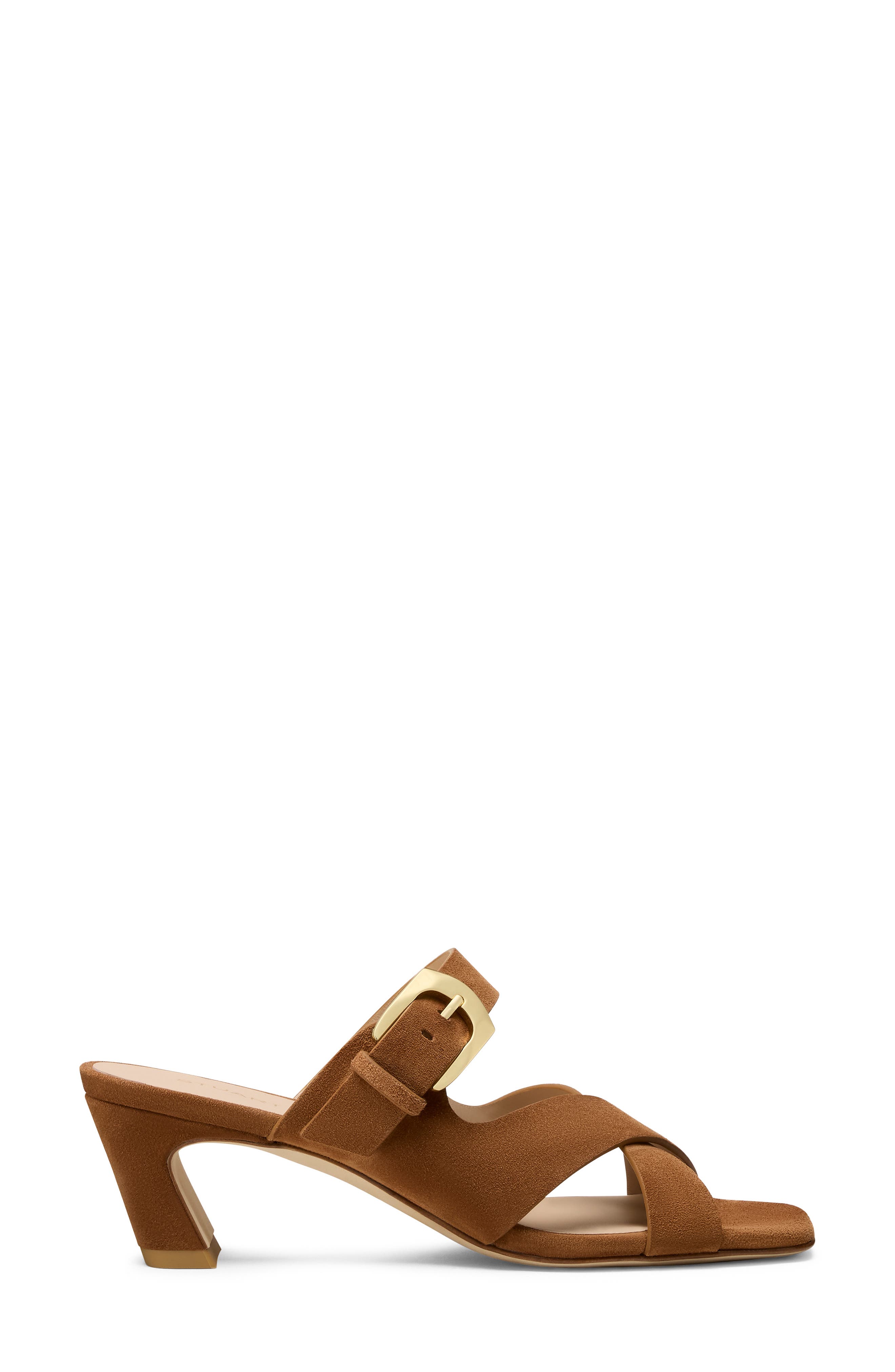 Stuart Weitzman Sai Slide 50, Alternate, color, New Camel