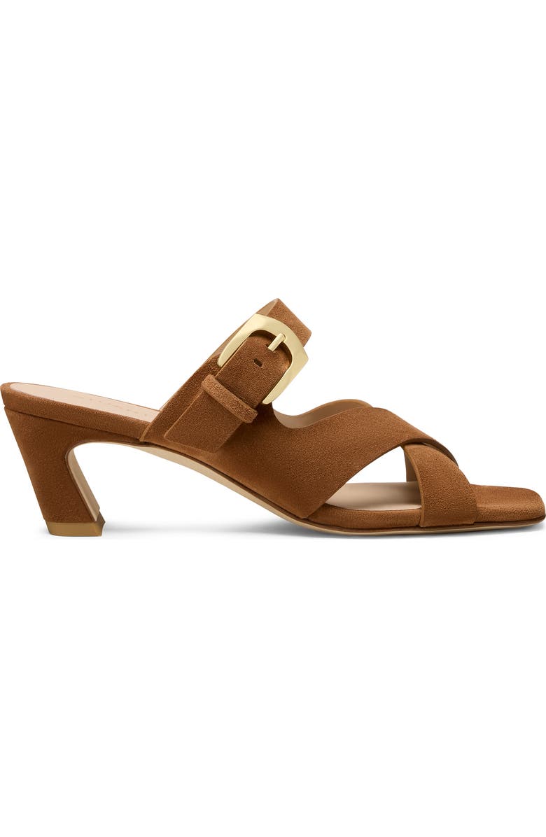 Stuart Weitzman Sai Slide 50, Alternate, color, New Camel