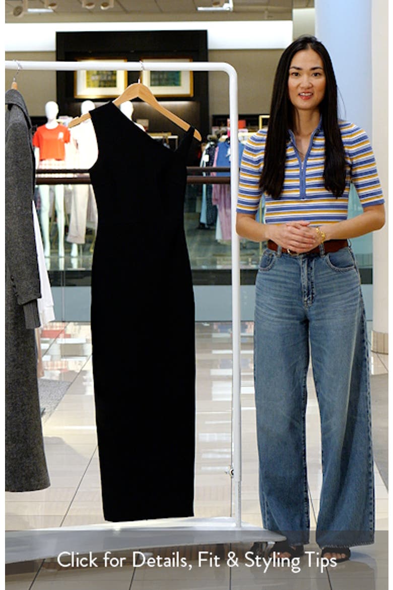 Hudson One-Shoulder Body-Con Dress video