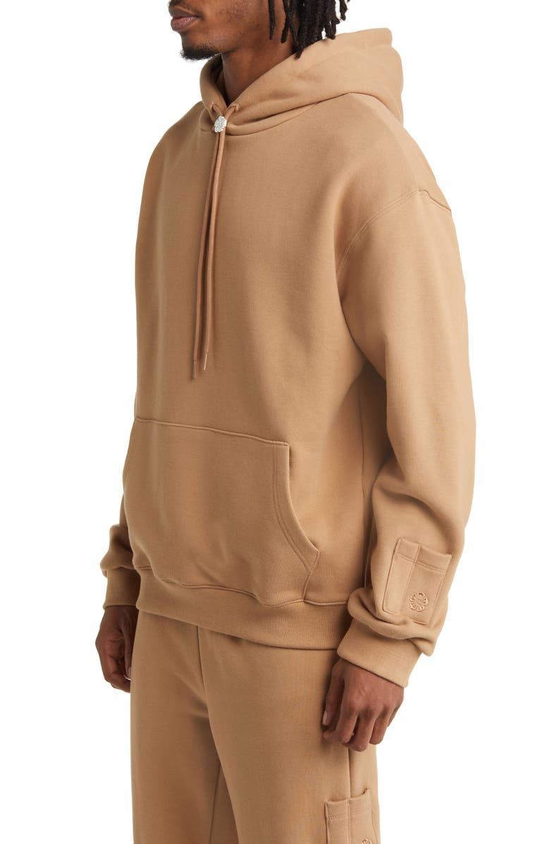 SUNDAE SCHOOL Bolo Tie Cotton Hoodie, Alternate, color, 