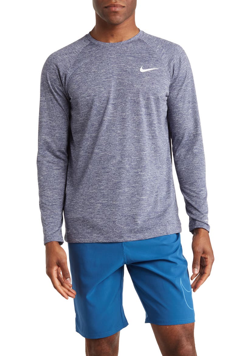 Hydroguard Dri-FIT Long Sleeve Swim Shirt, Main, color, MIDNIGHT NAVY