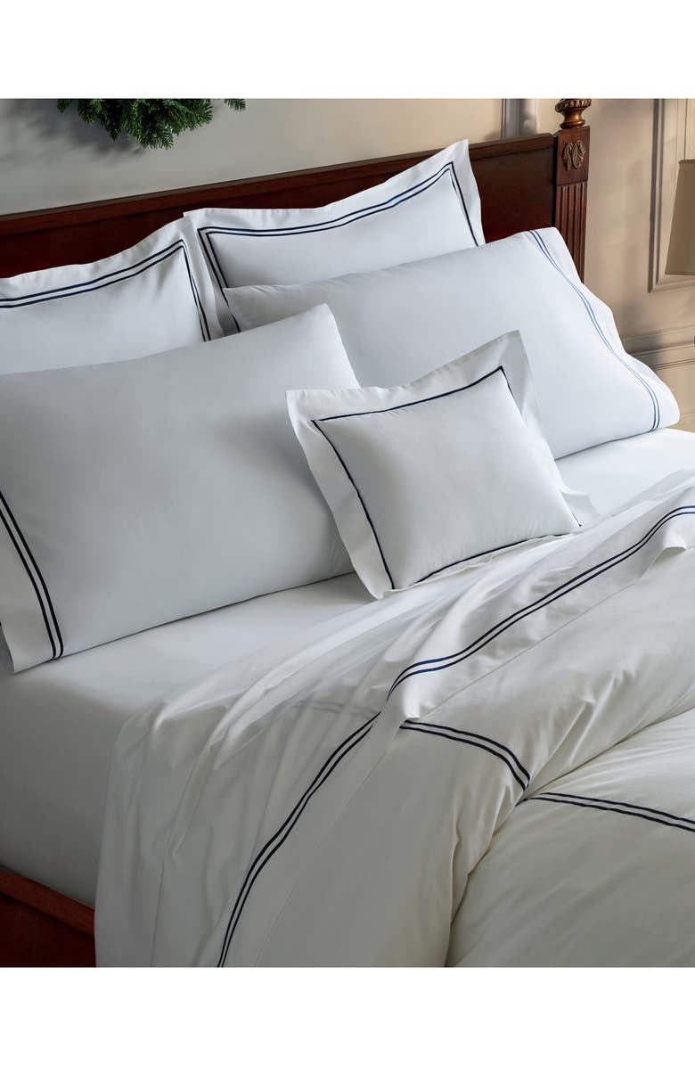 Petite Plume Signature Collection Duvet Cover & Shams Set, Alternate, color, White