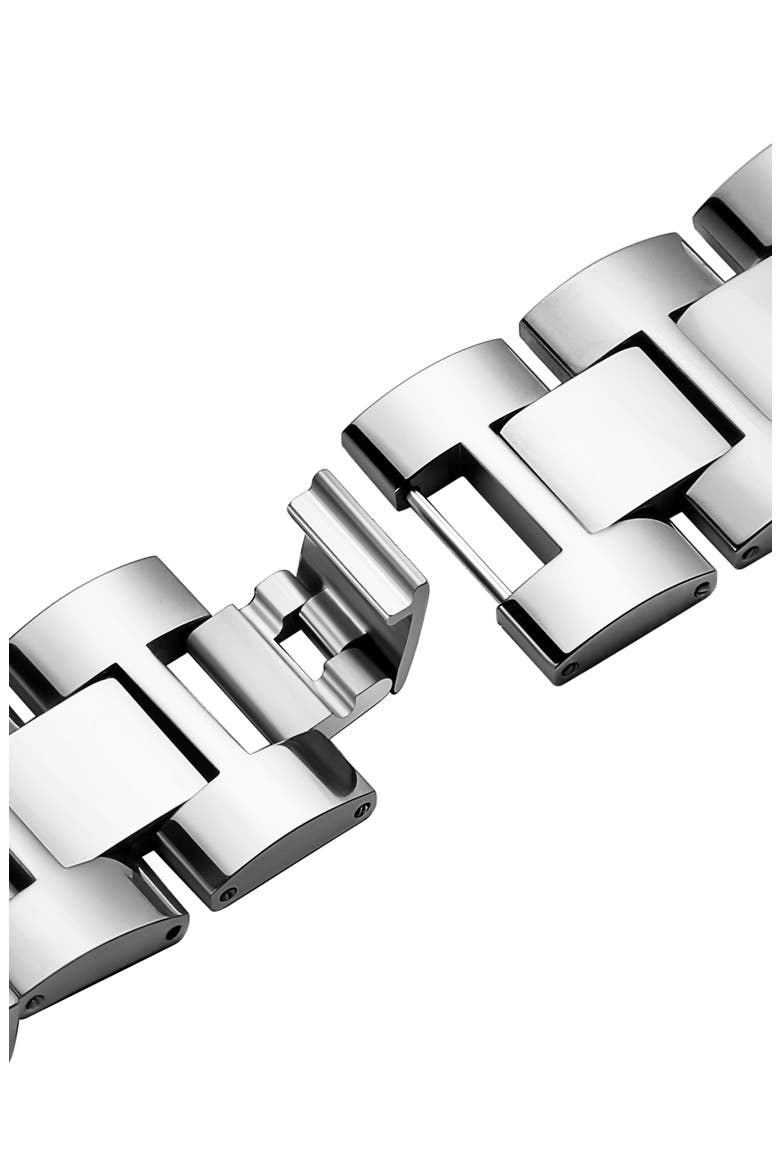 Beaded Apple Watch® Bracelet Watchband, Alternate, color, SILVER