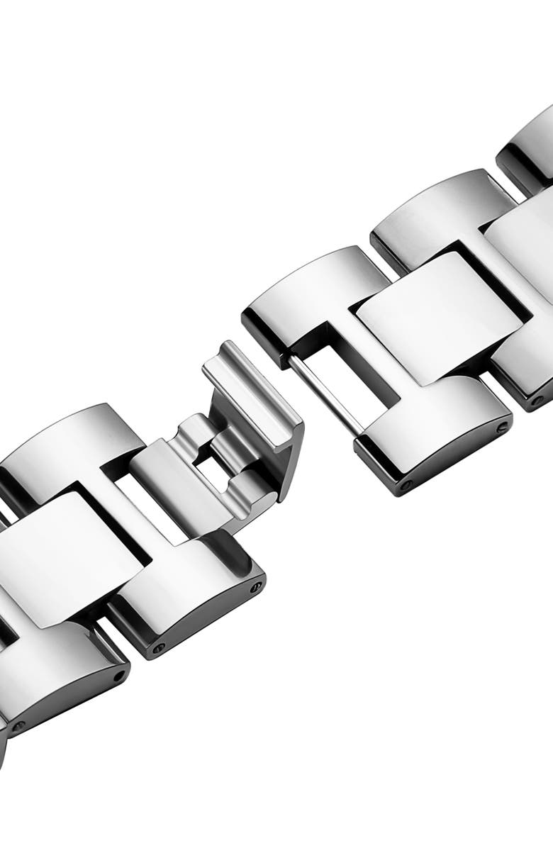 Posh Tech Beaded Apple Watch<sup>®</sup> Bracelet Watchband, Alternate, color, Silver