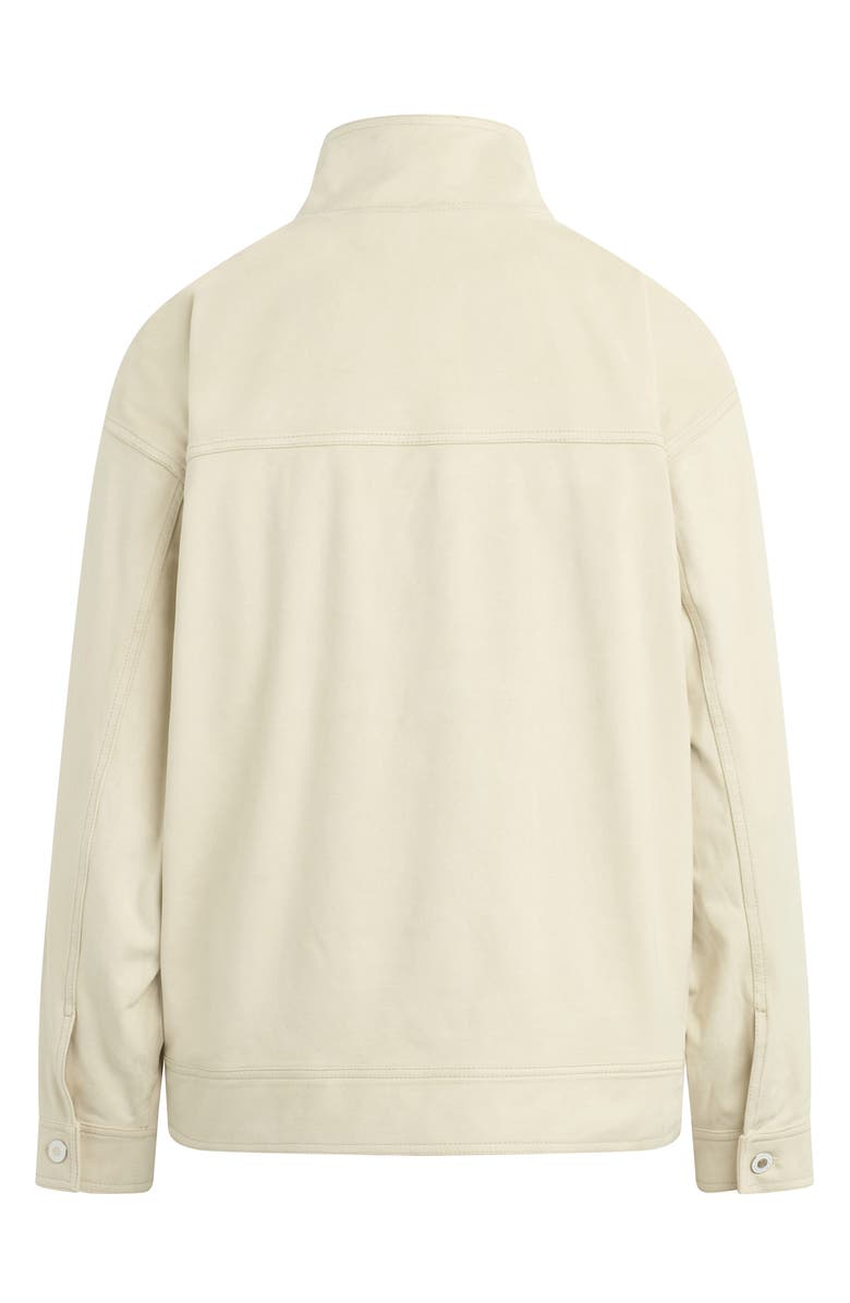 Favorite Daughter The Margot Faux Leather Jacket, Alternate, color, Bone