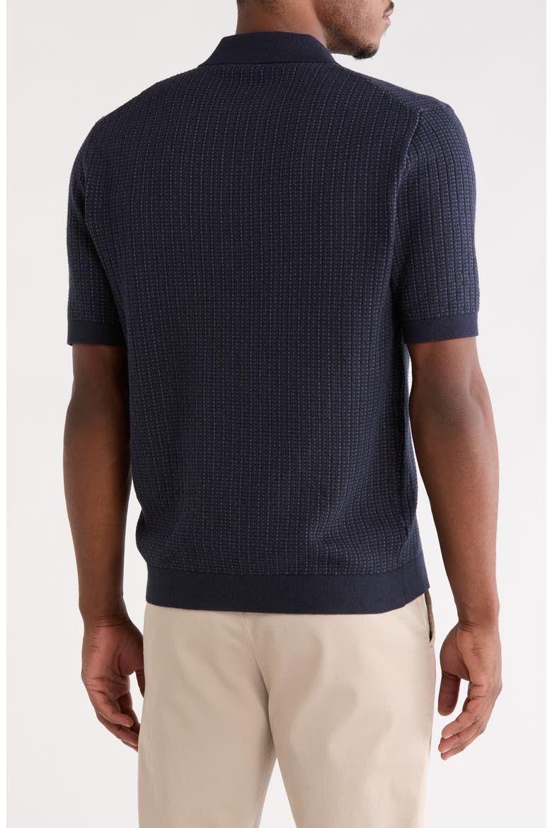 Clark Sweater Polo, Alternate, color, NAVY