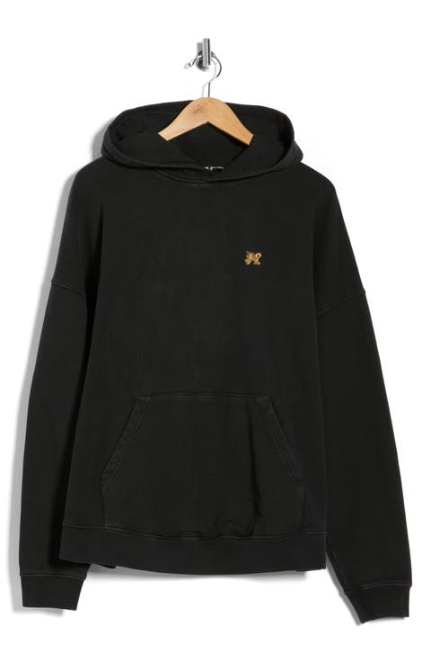 Logo Pin Cotton Hoodie